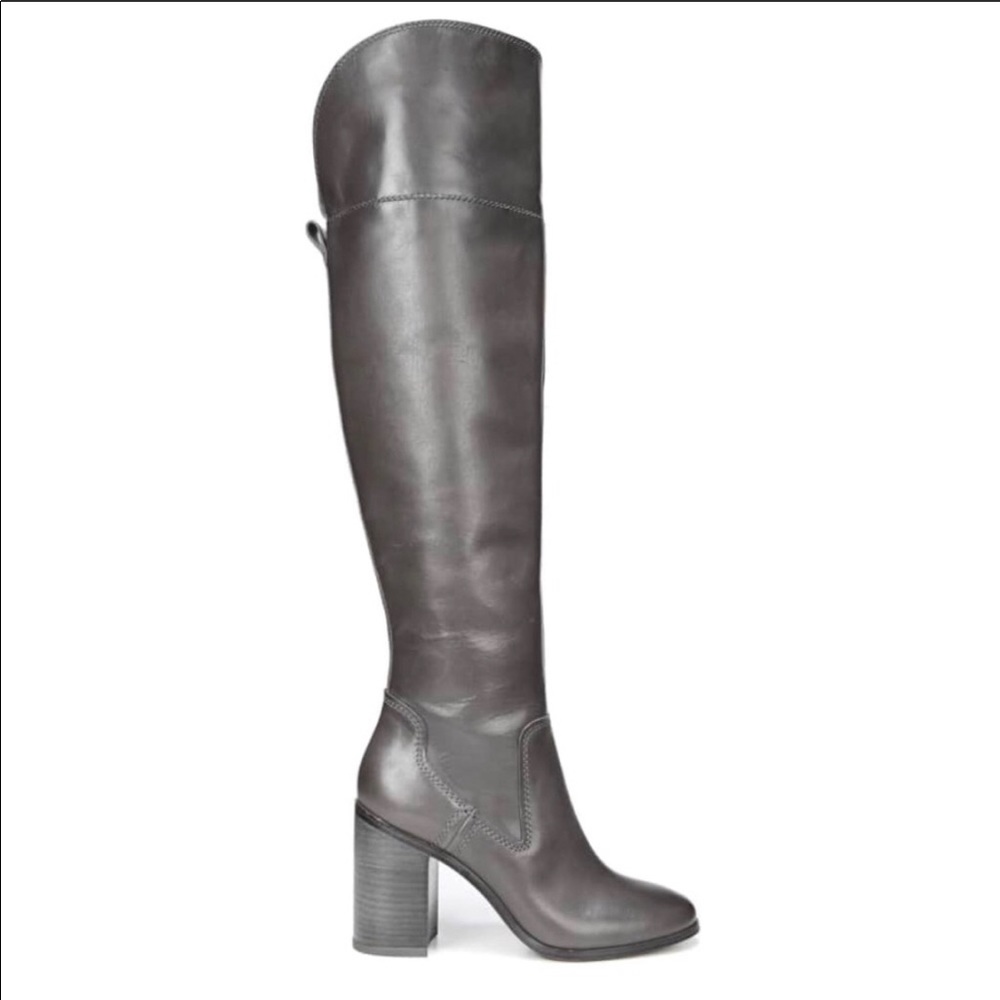 NEW Franco Sarto Freda Leather OTK Boot Size 7.5